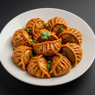 Veg Steam Hot Chilli Masala Momos